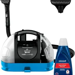 BISSELL SpotClean C3 | Tragbarer Fleckenreiniger für Teppiche und Polster | 3-in-1 Reinigung