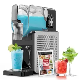 Azmsary Slush Maschine – 2,5 L, mit LED-Display und 6 Programmen für Slushies, Margaritas und Shakes