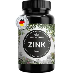 Zink Tabletten - 365 hochdosierte Stück mit 25mg - Vegan und laborgeprüft