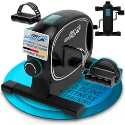 Juskys Pedaltrainer Sportivo – Heimtrainer für Fitness, Senioren, Arm- und Beintraining, Mini Fahrrad für Zuhause