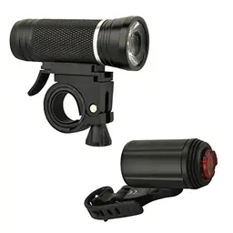 FISCHER Unisex LED Leuchtenset 30/15 Lux, schwarz, Einheitsgröße