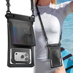 YOSH wasserdichte Handyhülle IPX8, 7,5 Zoll, zum Umhängen, für iPhone 16/17, Samsung S25/S26 Ultra