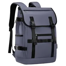 Amythe Laptop Rucksack für Herren und Damen, Schulrucksack für 15,6" Laptops, 22L Daypack in Grau