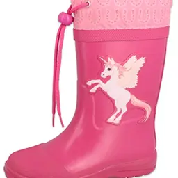 Beck Mädchen Unicorn Gummistiefel, Pink, Größe 26