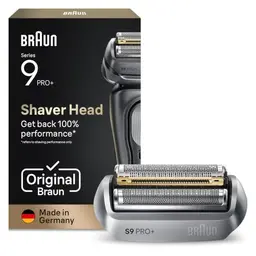 Braun Series 9 PRO+ Elektrorasierer, Silber – Original Ersatzscherteil, kompatibel mit allen Braun S9-Rasierern