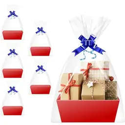 5er Set Leere Geschenkkörbe mit Griffen – Ideal für Valentinstag, Weihnachten, Geburtstag und mehr