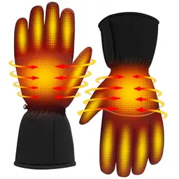 Svpro Beheizbare Handschuhe mit Touchscreen-Funktion - Wiederaufladbare Winterhandschuhe mit 3 Temperaturstufen