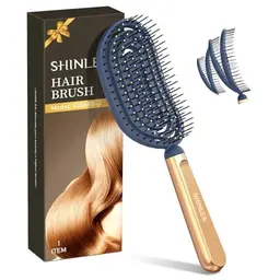 SHINLEA Entwirr- und Haarbürste für Locken & lange Haare - für Damen, Herren & Kinder, ideal für nasses & glattes Haar.