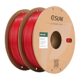 eSUN PLA+ Filament 1.75mm, Hochgeschwindigkeitsdruck, Feuerwehrrot, 1KG Spule