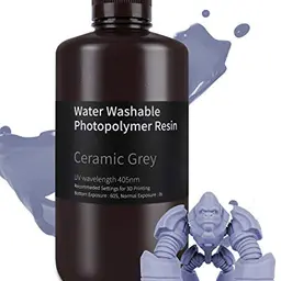 ELEGOO Wasserabwaschbares Resin 1000g Grau für 3D Drucker (MSLA/LCD/DLP)