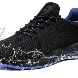 Damen Laufschuhe Wasserdicht, Leicht und Rutschfest, Outdoor Turnschuhe, Dunkelviolett, Größe 36,5 EU