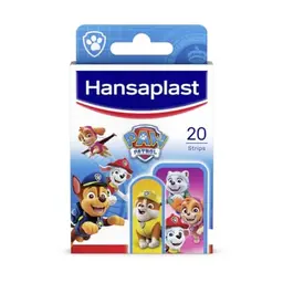 Hansaplast Kids Paw Patrol Kinderpflaster (20 Strips) - Bunte Wundpflaster zum Aufmuntern