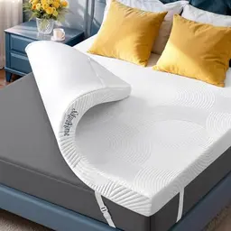 SakuraHome Matratzentopper 140x200cm - Gel Memory-Schaum, ca. 8cm Höhe, für Boxspringbett & Schlafsofa