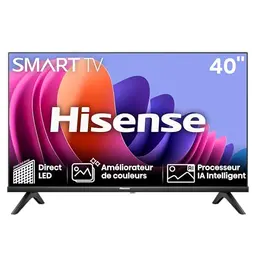 Hisense 40 Zoll Smart TV 40A4N – Full HD, 60 Hz, Dolby Audio, VIDAA OS mit YouTube & Netflix