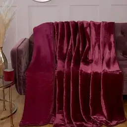 Rapport Home Luxuriöse Nerzdecke 150 x 200 cm - Aubergine