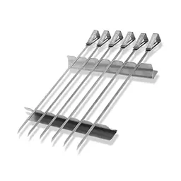 Enders® Schaschlikspieß-Set Edelstahl, Grillspieße für BBQ, 42 x 15 x 3 cm