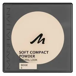 Manhattan Soft Compact Powder 3 - Beige, 3er Pack