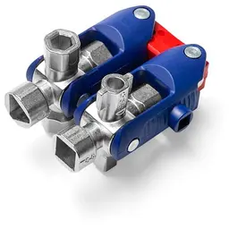 KNIPEX Universalschlüssel JointKey Quadro für Absperrsysteme, 63 mm