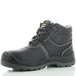 SAFETY JOGGER Sicherheits- und Arbeitsstiefel Herren und Damen - BESTBOY, Schutzstiefel Schwarz, EU 45