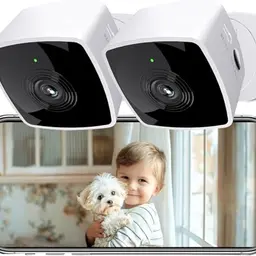 blurams 2K Wi-Fi Innenkamera mit Bewegungserkennung, kompatibel mit Alexa