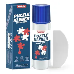 Nariolar Puzzle Kleber Transparent mit Applikator, schnell trocknend, 120ml