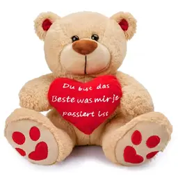 Soytural Valentinstag Plüsch Teddybär - Lustiges Geschenk für Frauen, Freundin, Ehefrau zum Jahrestag, Geburtstag oder Weihnachten