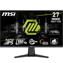 MSI MAG 275QF 68.6 cm WQHD Gaming Monitor - 2560x1440, 180Hz, HDR Ready, rahmenloses Design