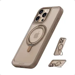 Anker FlexStand Case für iPhone 16 Pro, 360° Ringständer, rutschfeste Schutzhülle mit MagSafe-Kompatibilität