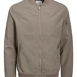 JACK & JONES Herren JJERUSH Bomberjacke, Farbe: Falcon, Größe: XXL