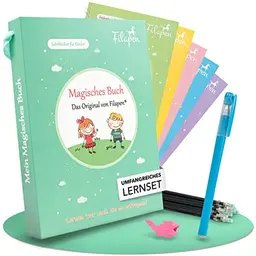 Filapen® 5 Magische Übungshefte Deutsch für Vorschulkinder - Wiederverwendbar, ideal für Einschulung