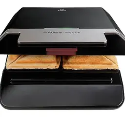 Russell Hobbs Sandwichmaker Easy Clean - Platzsparender Sandwichtoaster, BPA-frei, schnelles Aufheizen