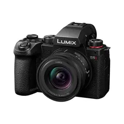 Panasonic LUMIX DC-S5M2 Vollformat-Spiegelreflexkamera, 4K 60P Video, Flip Screen, Wi-Fi, inklusive S-R1840E 18-40mm Objektiv, Schwarz