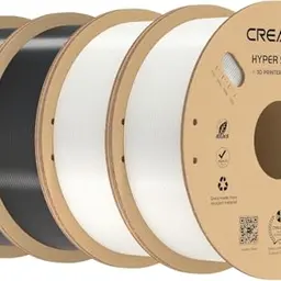 Creality Hyper PETG Filament Bundle 1,75mm 4kg - Kompatibel mit den meisten 3D-Druckern, Schwarz & Weiß
