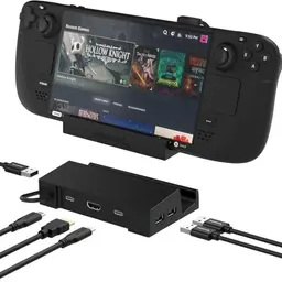 SABRENT Docking Station für Steam Deck, 6-in-1 mit 4K HDMI, 95W PD Schnellladung und USB-Hub
