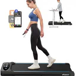 MERACH Walking Pad 3 in 1 für Zuhause und Büro, leises Laufband mit Fernbedienung und LED Anzeige