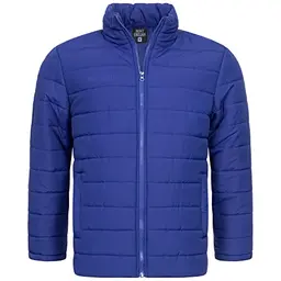 MONT EMILIAN Tignes Herren Jacke, gestepptes Obermaterial, gefütterter Stehkragen, in Blau, Größen S bis XXXL