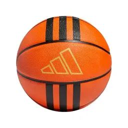 adidas Unisex 3-Stripes Basketball Recreation Ball, 7 Zoll, Schwarz-Gold