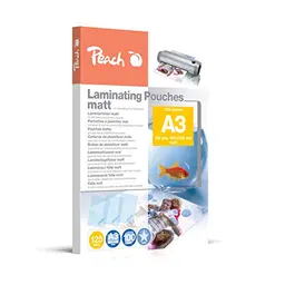 Peach Laminierfolien A3, 125 Mikron, 100 matt beschreibbar Laminierpouches – Premiumqualität