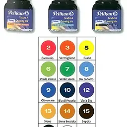 PELIKAN Chinte 523 Prussienblau, Packung mit 10 Stück