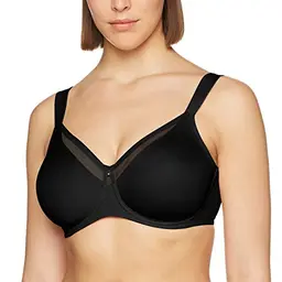 Triumph Damen Minimizer-BH True Shape Sensation, Bügel, Verstellbare Träger, Schwarz, 85E