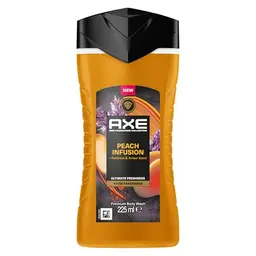 Axe Fine Fragrance Collection Peach Infusion Duschgel und Flüssigseife, 225 ml