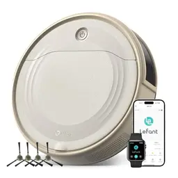 LEFANT M310 Staubsauger Roboter mit 4500 Pa Saugkraft und WLAN, ideal zum Aufsaugen von Tierhaaren