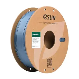 eSUN PLA Basic 3D Druckerfilament 1,75mm, 1KG, Hellgrau, Präzision ±0,03mm, schnelles Drucken