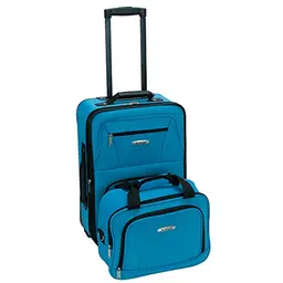 Rockland Melbourne 20 PO Handgepäck Koffer-Set, 38 Liter, Pink Leopard