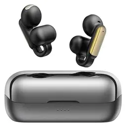 oraolo Open-Ear Bluetooth Kopfhörer, Clip-On Earbuds mit Touch-Steuerung, 32H Wiedergabe, IPX6 Wasserschutz für Sport - Schwarz
