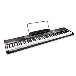 RockJam 88 Key Digital Piano Keyboard with Semi-Weighted Keys & Accessories