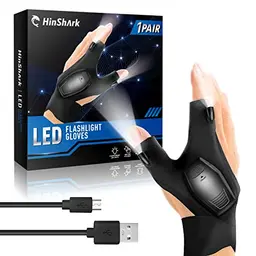Hinshark Geschenke für Männer - Vatertagsgeschenk mit Handschuhen und Licht, ideales Geburtstagsgeschenk für Papa