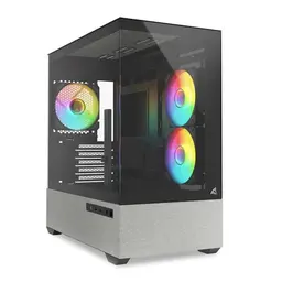 Sharkoon MK7 mATX PC Gehäuse mit ARGB, schwarz