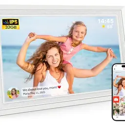 Frameo 10,1 Zoll WLAN Digitaler Bilderrahmen - HD Touchscreen, 32GB Speicher, einfache Foto- und Videoweitergabe