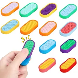 12 Stück Magnetische Fidget Toys für Autismus & ADHS, Stressabbau, Konzentration, Anti-Stress Spielzeug für Erwachsene und Kinder